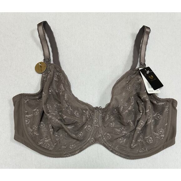 Wacoal 855433 Lifted in Luxury Bra 40G Cappuccino Uplift UW Full Coverage NWT - Picture 1 of 7